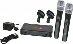 ECDR/HH38 - This system includes the ECDR Receiver and 2 HH38 Handheld Transmitters.