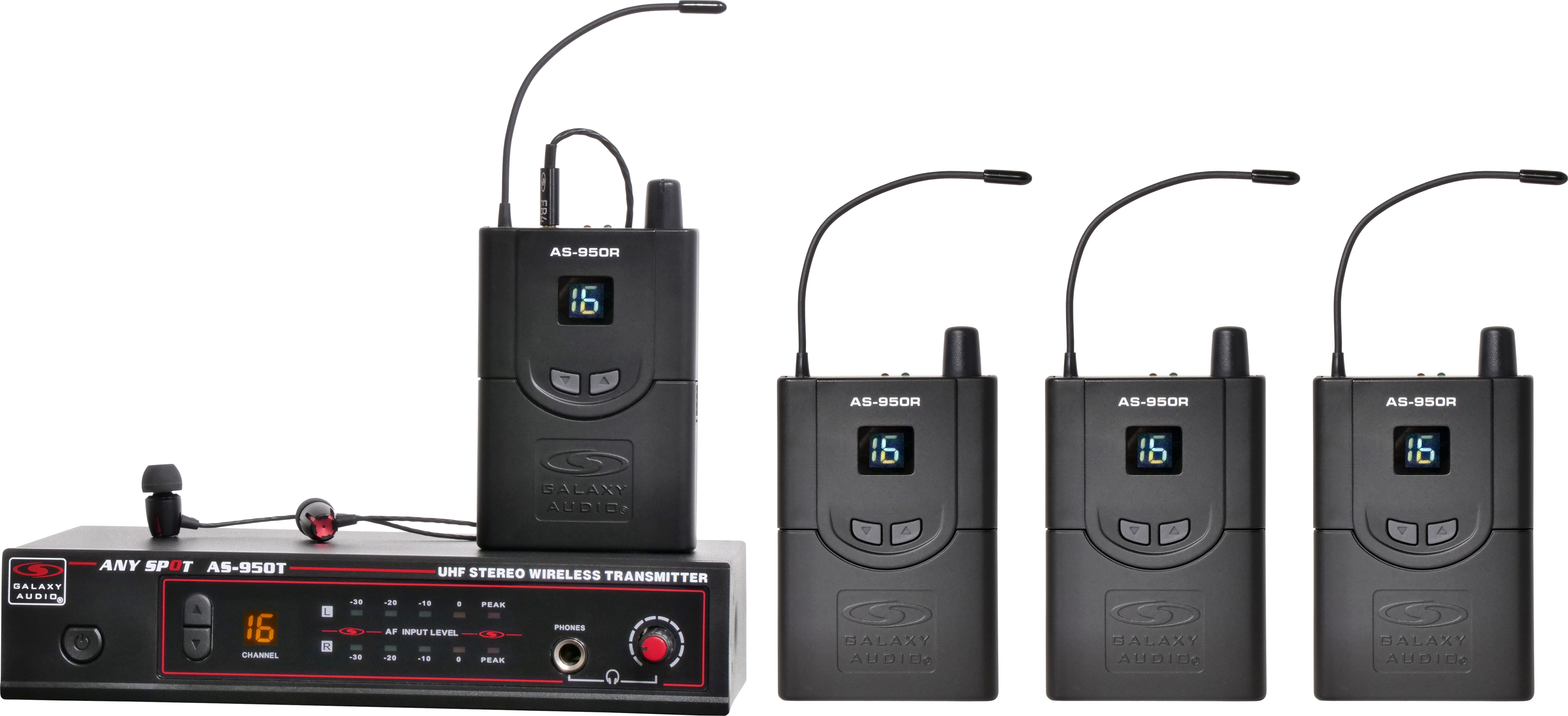 Galaxy Audio AS-950 In-Ear Monitor System - Wireless