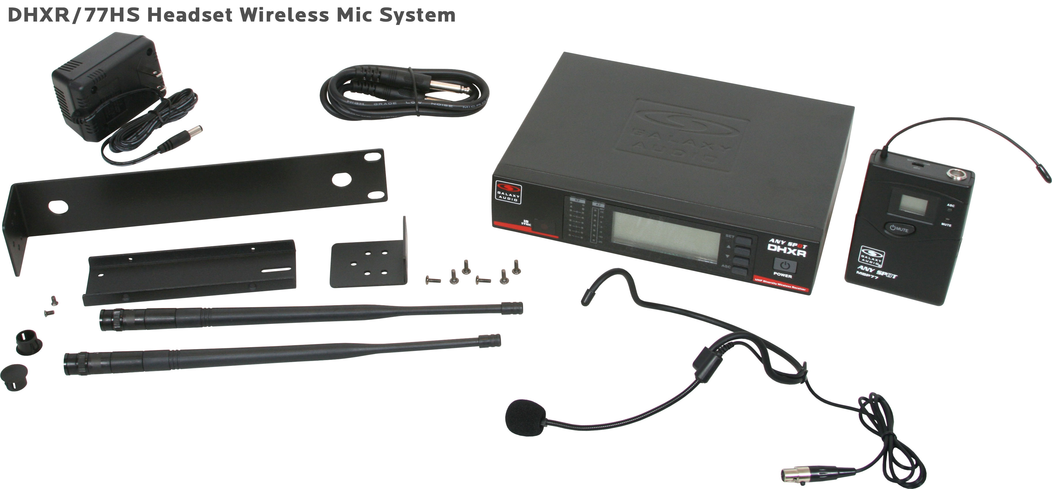 GTD Audio UHF 200 Selectable Frequency Channels Professional Wireless Microphone System B88 Headset & Lapel Lavalier Mic GTD Audio UHF 200 Selectable Frequency Channels Professional Wireless Microphone System B88 Headset & Lapel Lavalier Mic