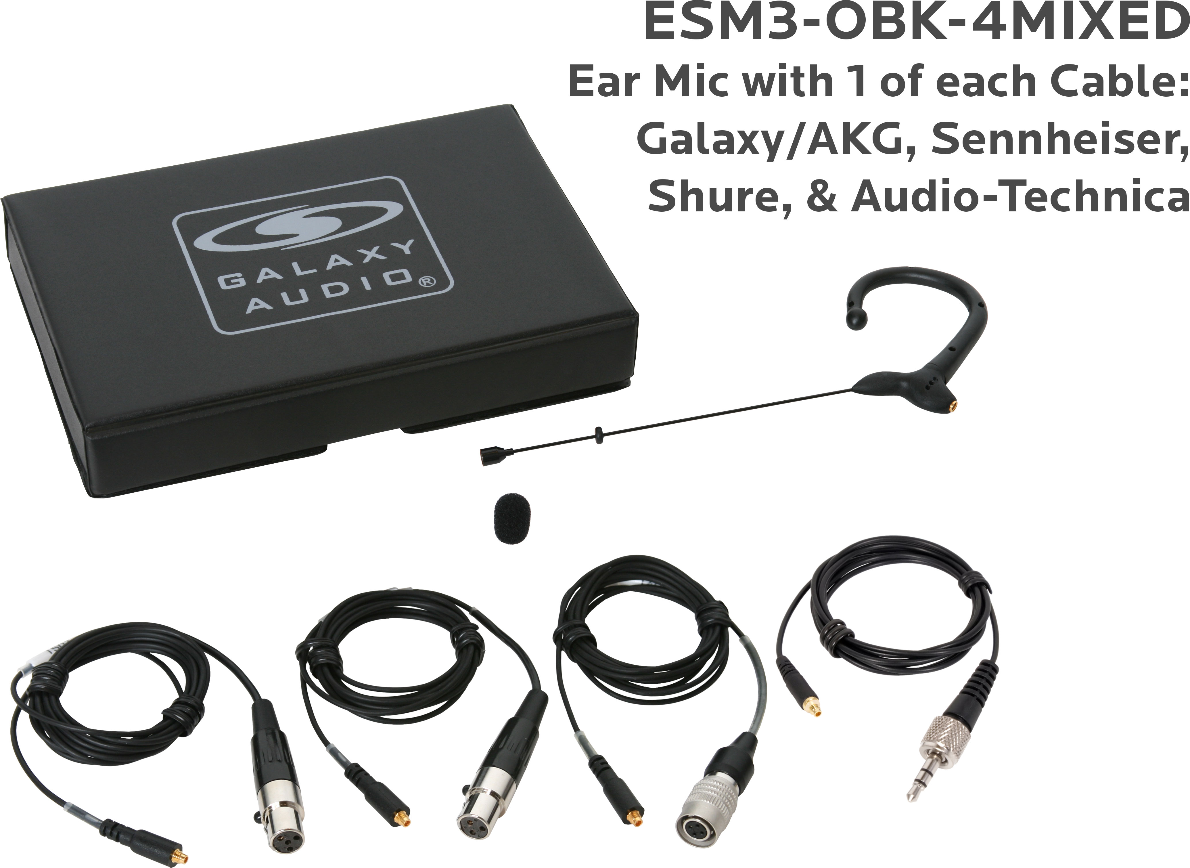 Galaxy Audio Handheld Wireless Microphone ES3OBKSEN