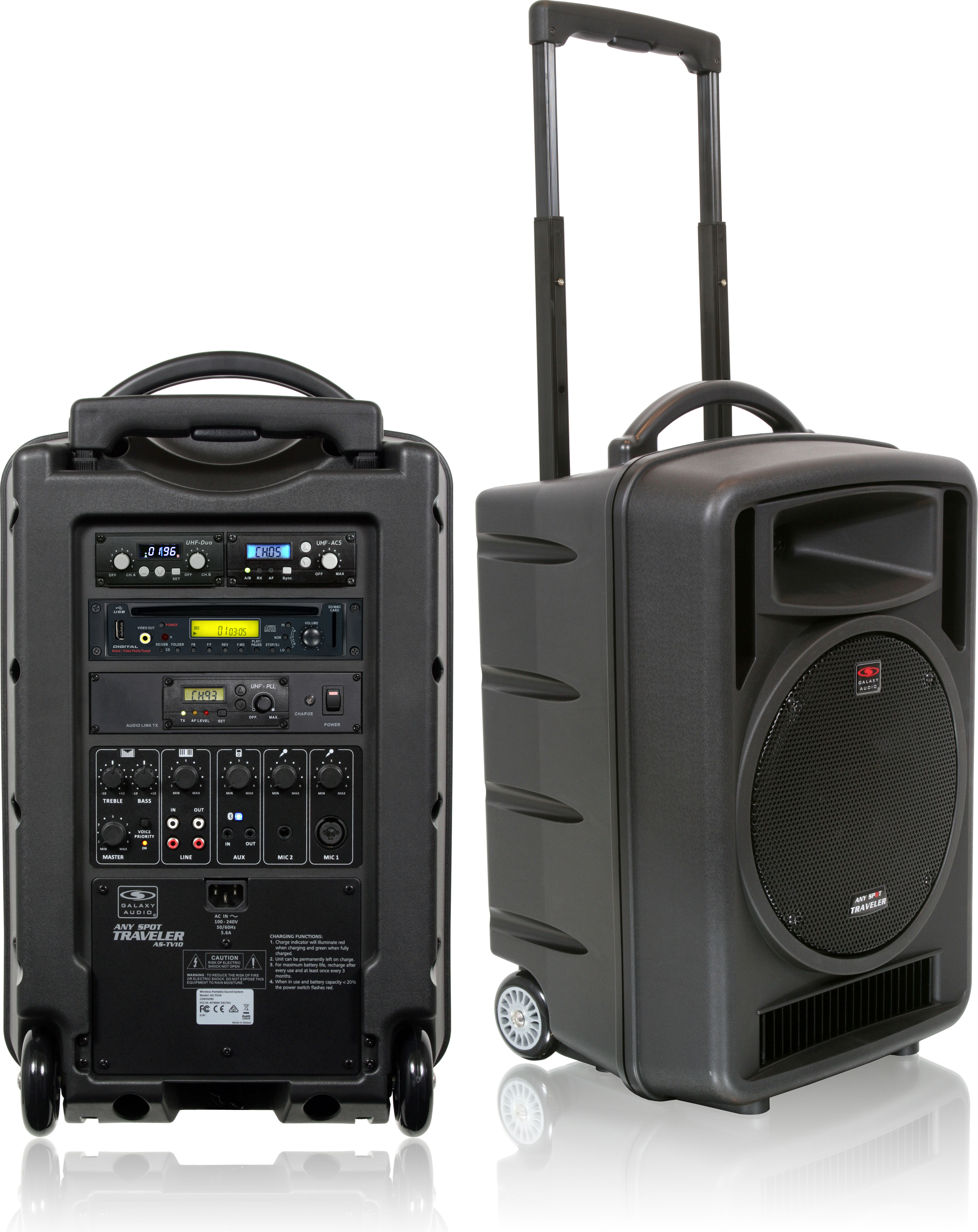 Galaxy Audio  TV10 Portable  Wireless PA Speaker  System 