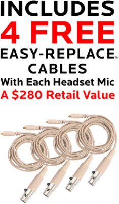 ESM3 An Economical Single Ear Headset Microphone Callout