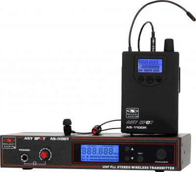 AS-1100 120 Channel Stereo Wireless Personal In-Ear Monitor System