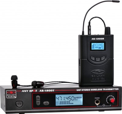 AS-1200 210 Frequency Wireless In-Ear Monitor System