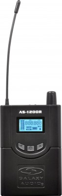 AS-1200R Wireless In-Ear Body Pack Receiver with Backlit LCD Display