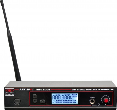 AS-1200R In-Ear System Transmitter with Detachable BNC Antenna
