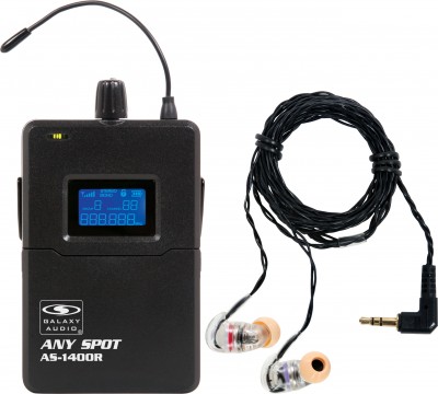 AS-1406R Receiver with EB6 Wide Band Dyna Driver Ear Buds
