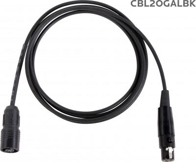CBL2OGALBK Cable for H2O7 with Galaxy Audio and AKG Connector