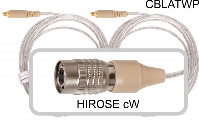 CBLATWP replacement HIROSE cW connector cable for Audio-Technica systems