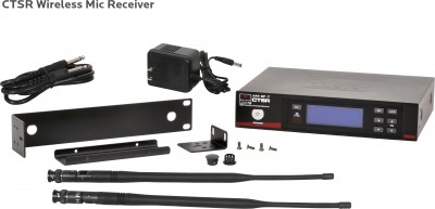 CTS Wireless Mic Receiver and components