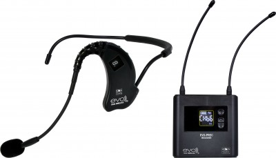 EVO-E Headset Mic and EVO-PREC Pocket Sized Receiver