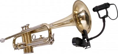 GT-INST-3 Wireless Portable Horn Mic on Trumpet
