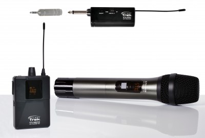 Galaxy Trek GTU Compact UHF Dual Channel Wireless Mic Solution