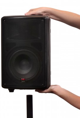 TQ8X portable and transportable Powered PA System