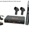 EDX -EDXR-HH38 EDX Wireless Dual Handheld Microphone System