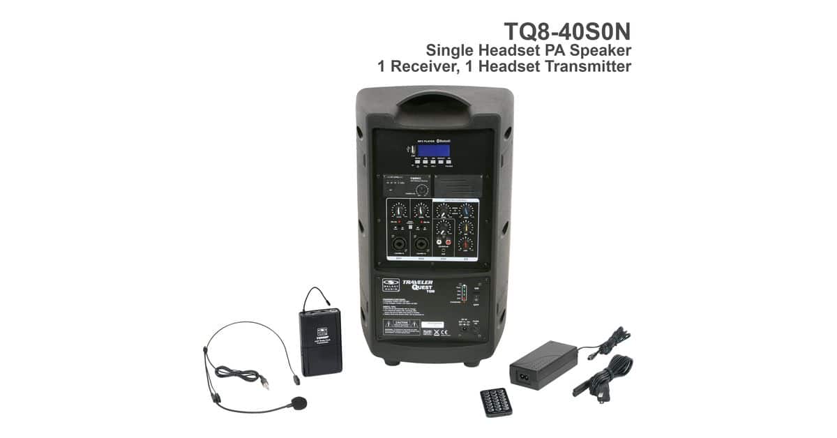 N4 Frequency Traveler Quest 8 Single Headset Mic Back