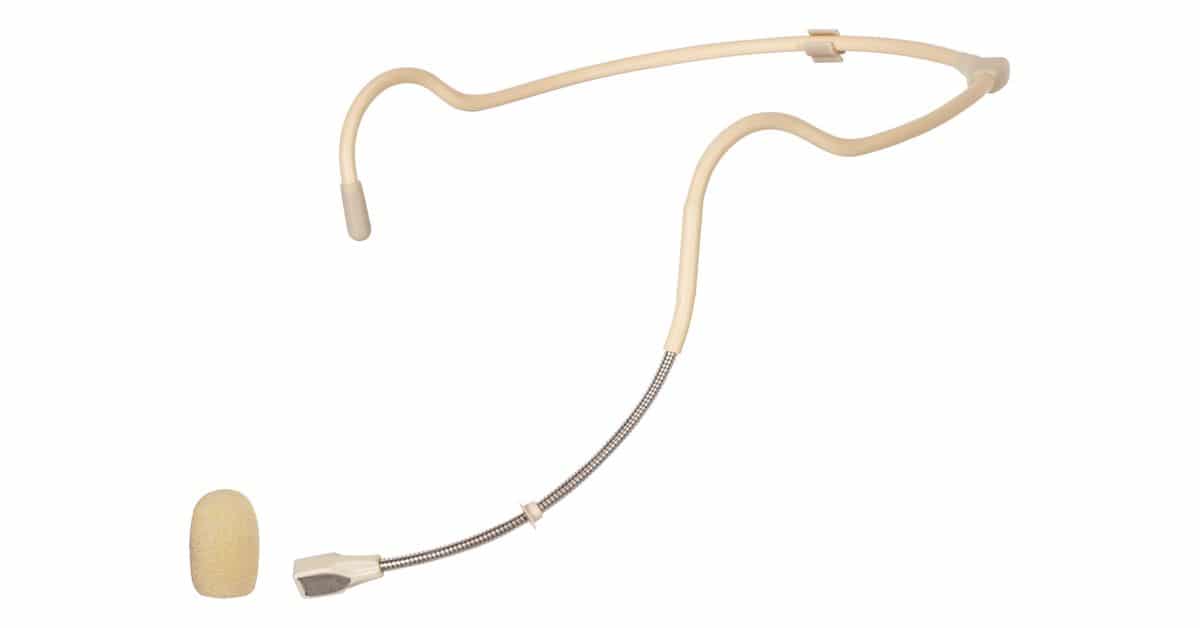 Dual Ear HSM24 Waterproof Aerobics Headset Mic