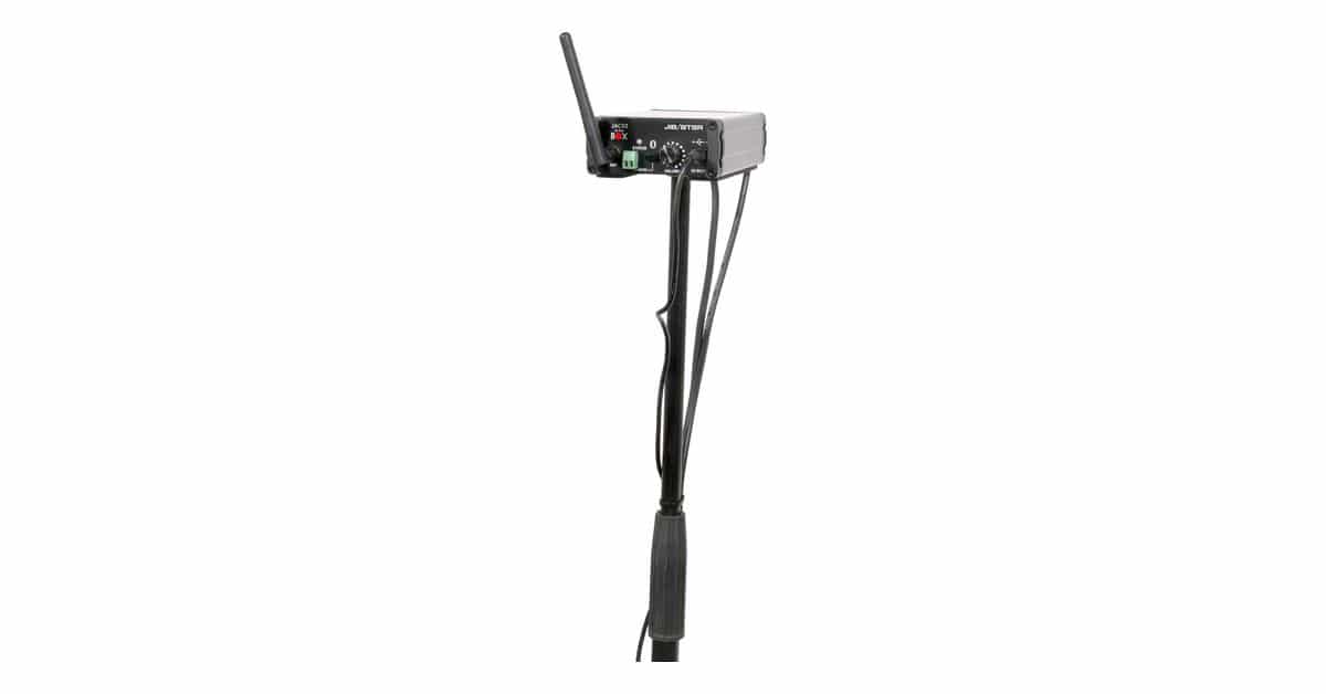JIB/BT8R Compact Stereo Bluetooth Receiver Mounted