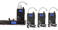 AS-1100-4 AS-1100-4 with EB4 Band Pack Wireless Personal Monitor System