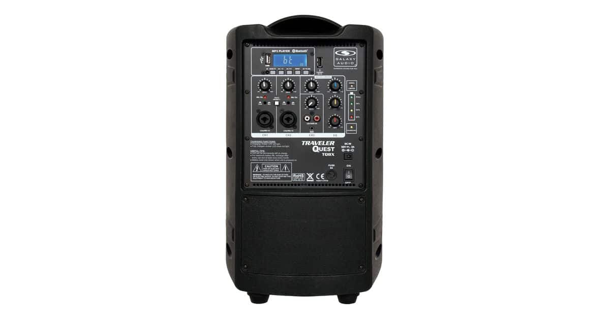 TQ8X Battery Powered Speaker Back image