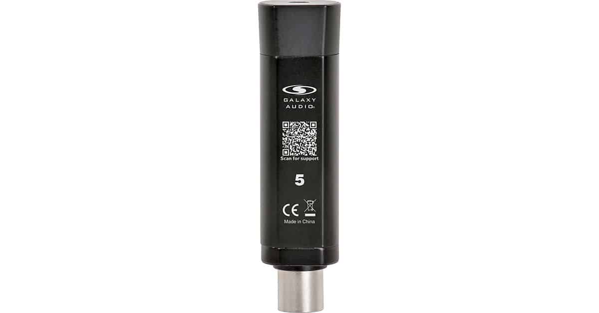 JIB/BT5R Wireless XLR Bluetooth 5.0 Receiver back