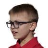 HSM4F-OBG-on-child-2000x2000px Dual Ear fully adjustable headset microphone with foldable ear hooks on young Child
