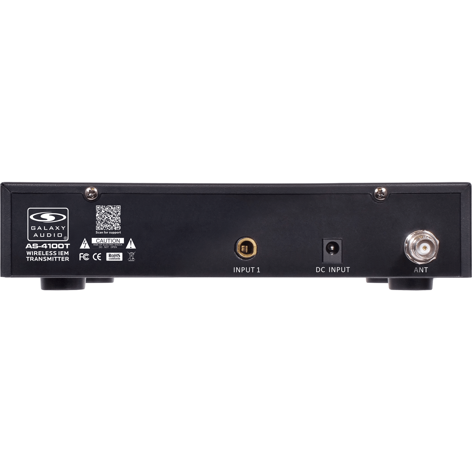 AS-4100T Wireless Personal In-Ear Monitor Transmitter Back