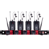 AS-4400-system-2000×2000 AS-4400 Quad Wireless In-Ear Monitor Band System with 4 body pack receivers and 4 earbuds