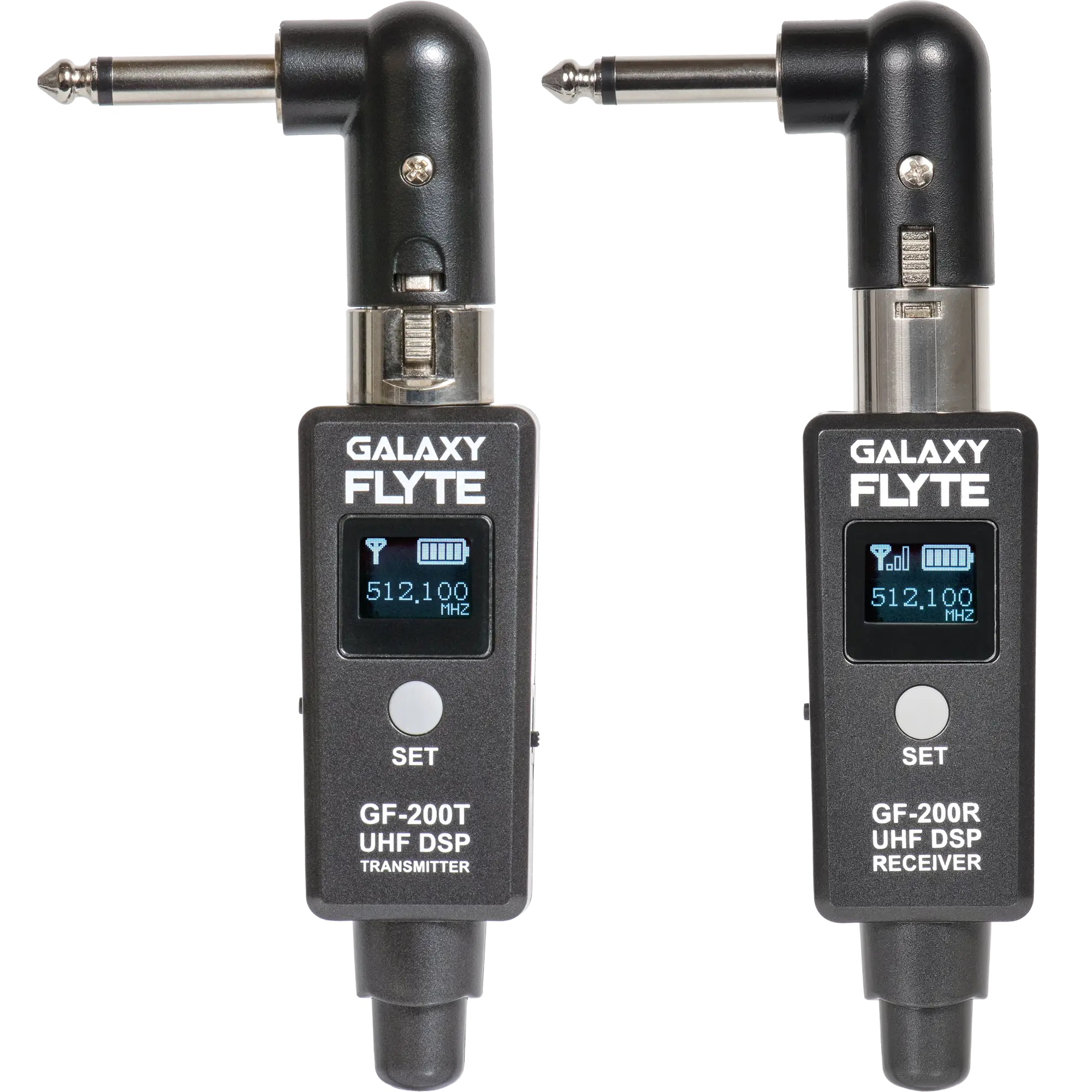 Galaxy FLYTE GF-200T & GF-200R with 90 Degree Quarter Inch Adapters
