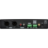 RM-BT26-back-w-terminal-blocks Back Panel image of the RM-BT26 Half Rack Stereo Bluetooth Receiver with Euroblock Outputs installed